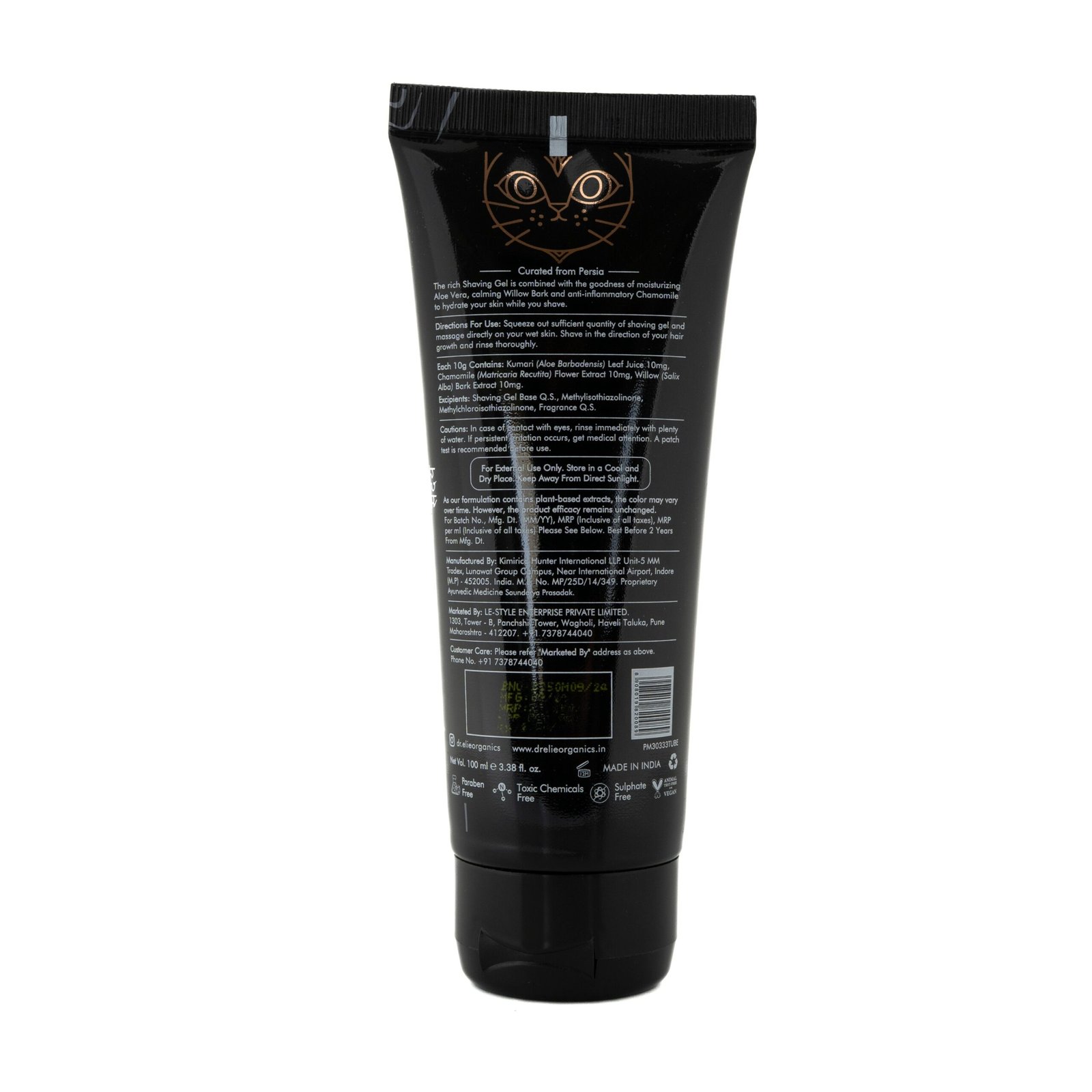 Soothing Organic Shaving Gel (100ml) - Image 10