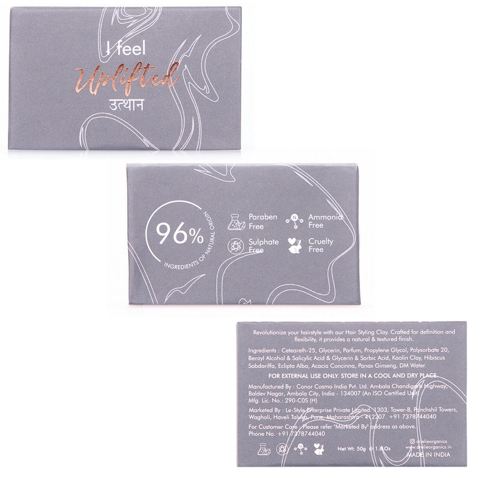 Hair Clay | Hairstyling Clay for Medium Hold (50 g) - Image 3