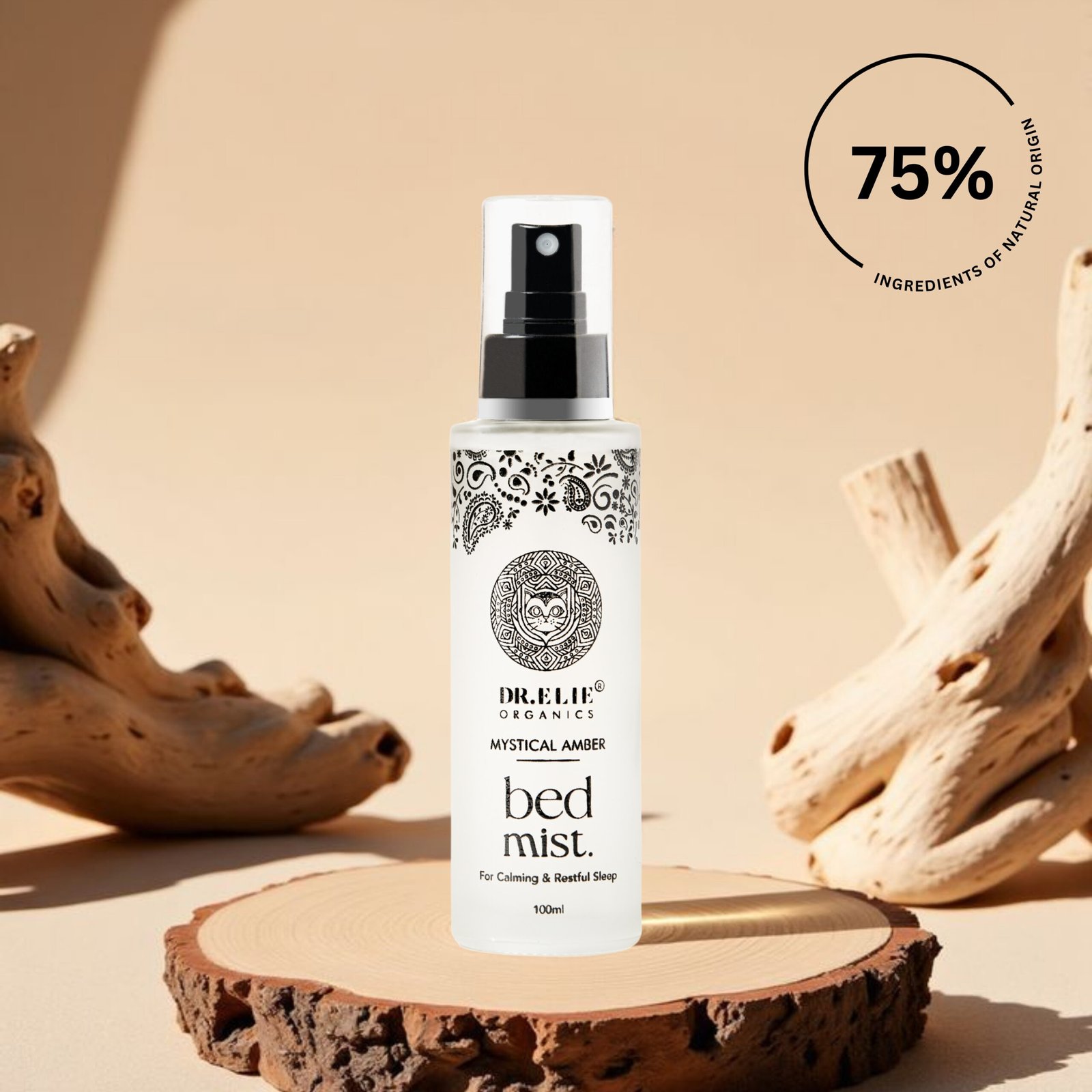 Mystical Amber Bed Mist for Calming & Restful Sleep (100ml)