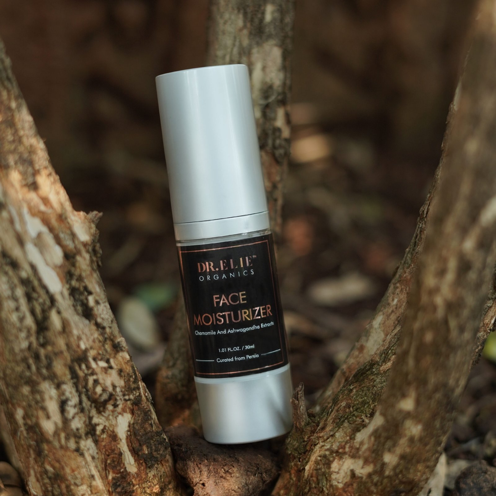 Face Moisturiser with Chamomile and Ashwagandha Extracts (30ml) - Image 2