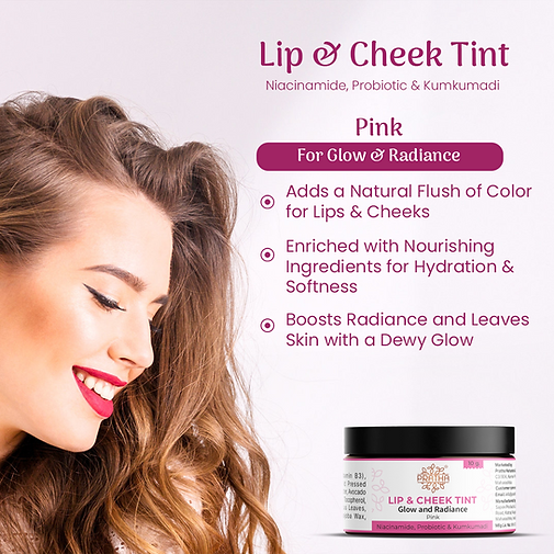 Lip & Cheek Tint- Glow and Radiance (10ml) - Image 4