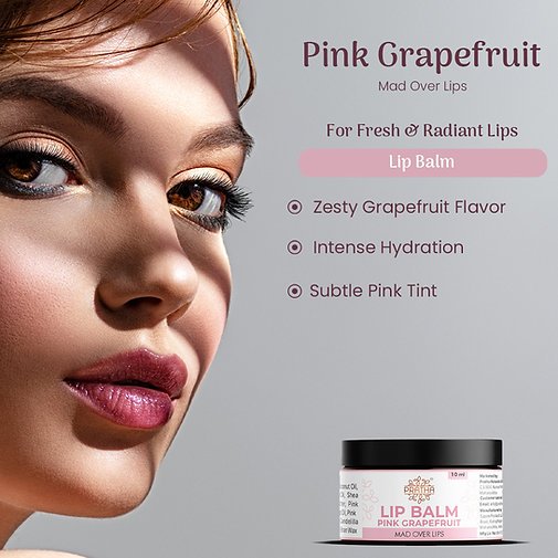 Natural Pink Grapefruit Lip Balm (10ml) - Image 4