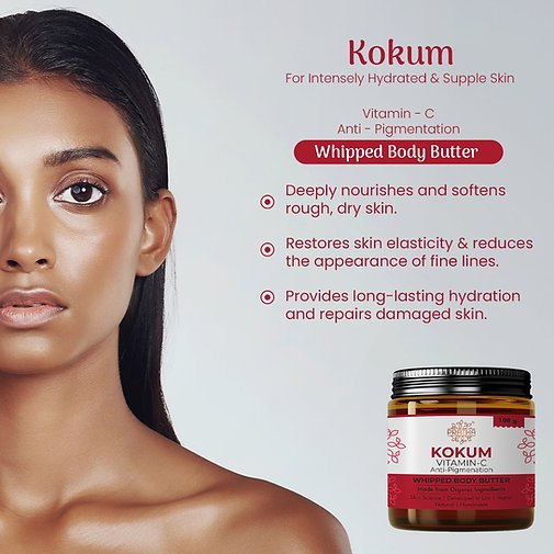 Whipped Body Butter – Kokum | Vitamin - C Anti-Pigmentation (100 gm) - Image 5