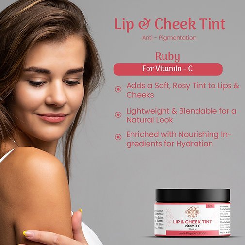 Lip & Cheek Tint -Vitamin C (10 ml) - Image 2