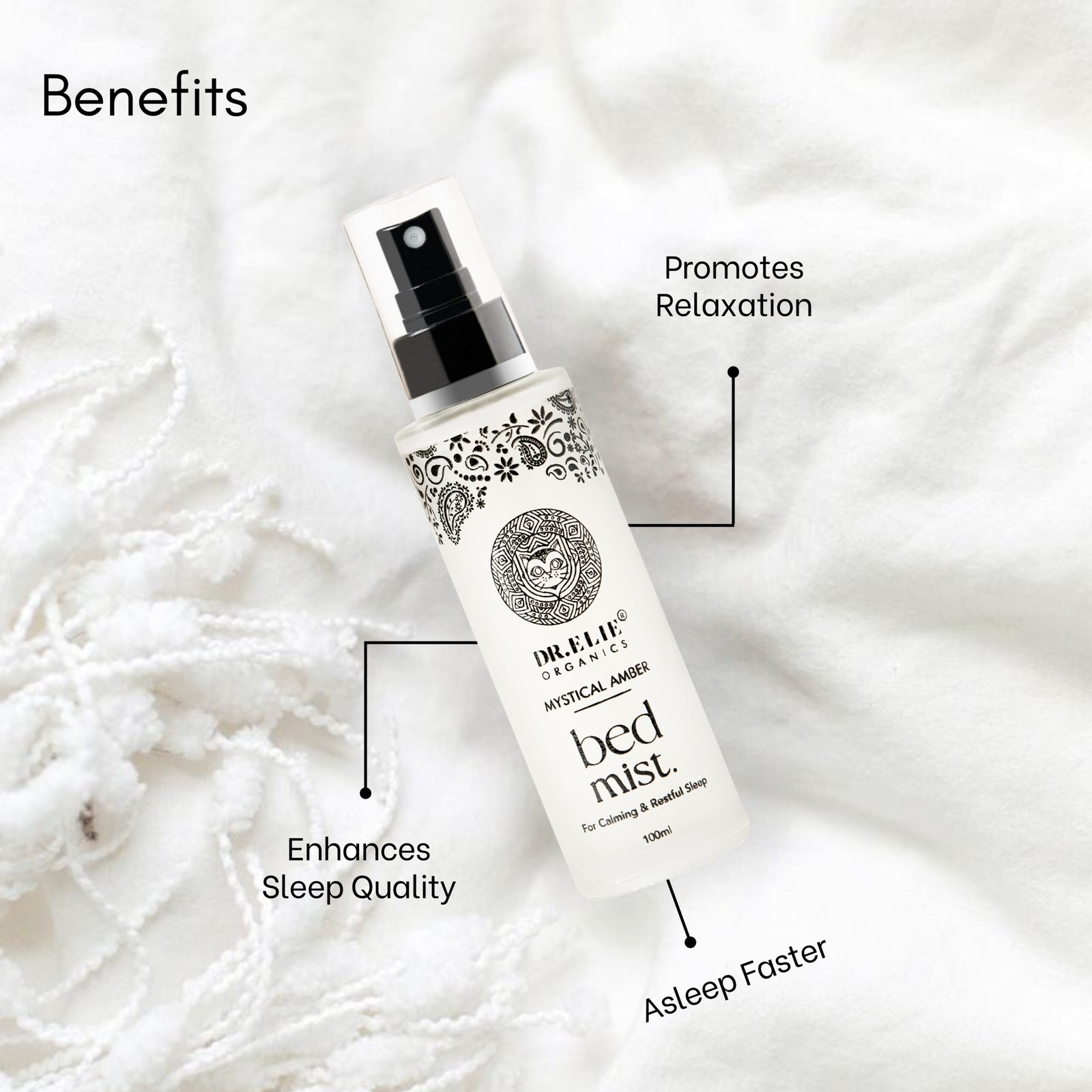 Mystical Amber Bed Mist for Calming & Restful Sleep (100ml) - Image 7