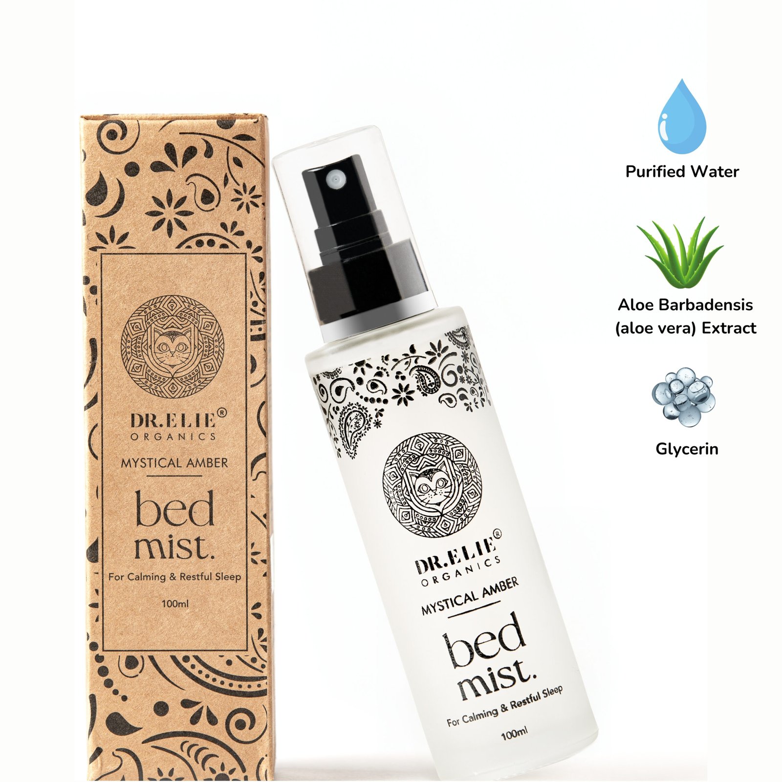Mystical Amber Bed Mist for Calming & Restful Sleep (100ml) - Image 6