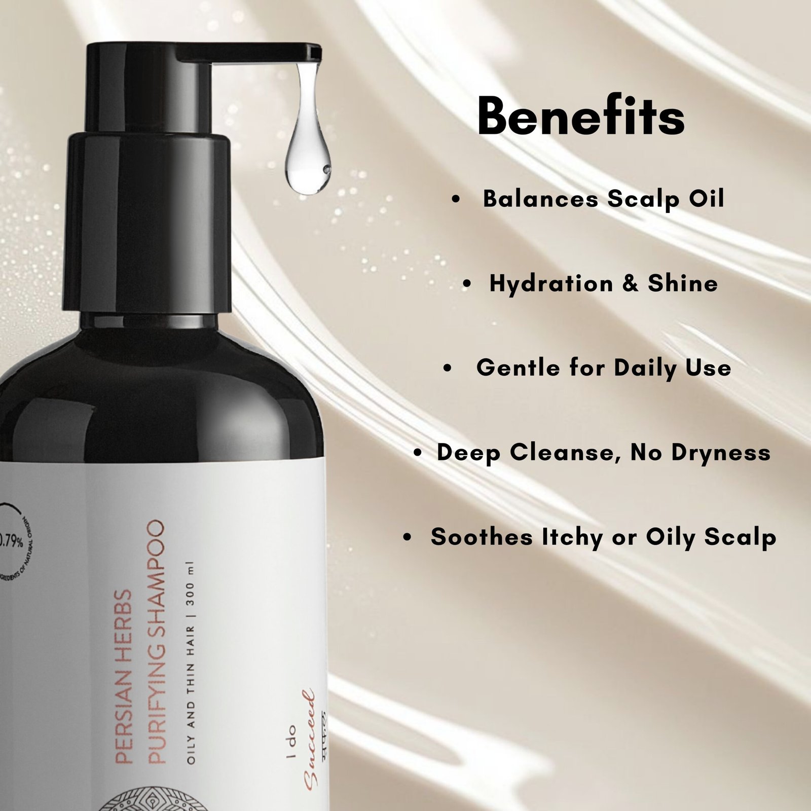 Dr. Elie Organics Purifying Shampoo (300ml) - Image 4