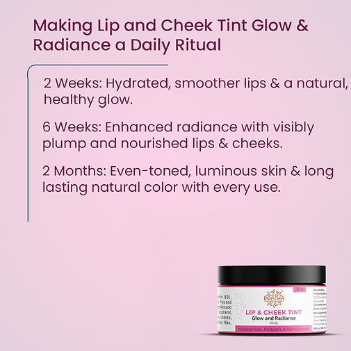 Lip & Cheek Tint- Glow and Radiance (10ml) - Image 3