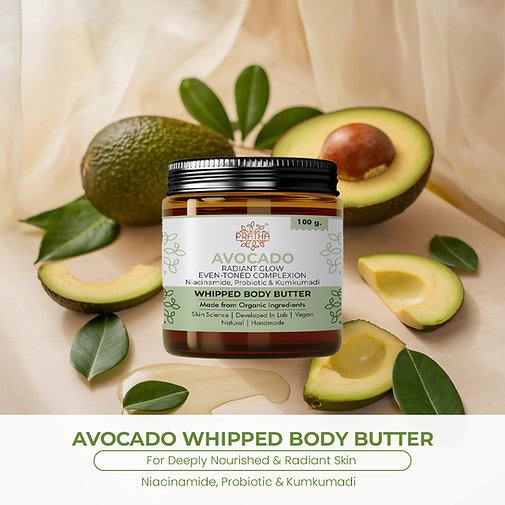 Whipped Body Butter – Avocado | Radiant Glow Even-Toned Complexion (100 gm) - Image 3