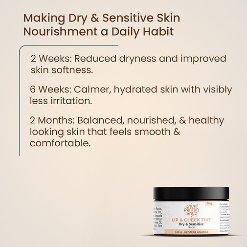 Lip & Cheek Tint- Dry & Sensitive (10 ml) - Image 4