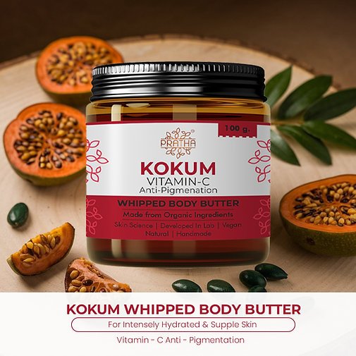 Whipped Body Butter – Kokum | Vitamin - C Anti-Pigmentation (100 gm) - Image 3
