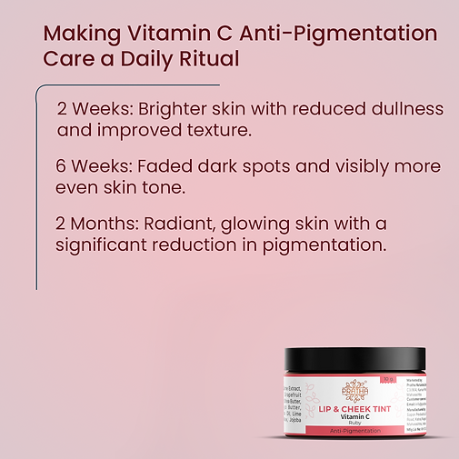 Lip & Cheek Tint -Vitamin C (10 ml) - Image 4