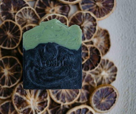 Charcoal Lime Luxury Cold Process Soap - Image 2
