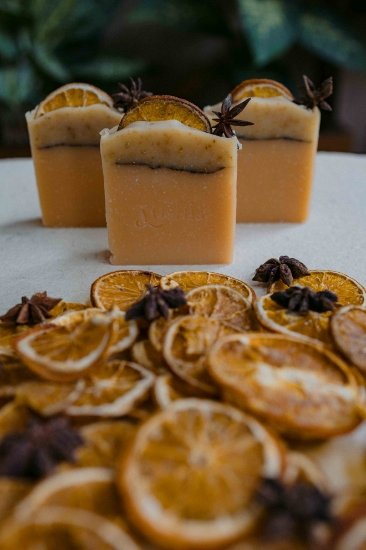 Spiced Orange Luxury Cold Process Soap - Image 2