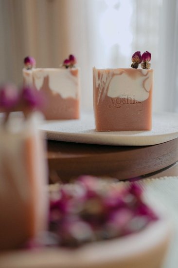 Indian Rose Luxury Cold Process Soap - Image 3