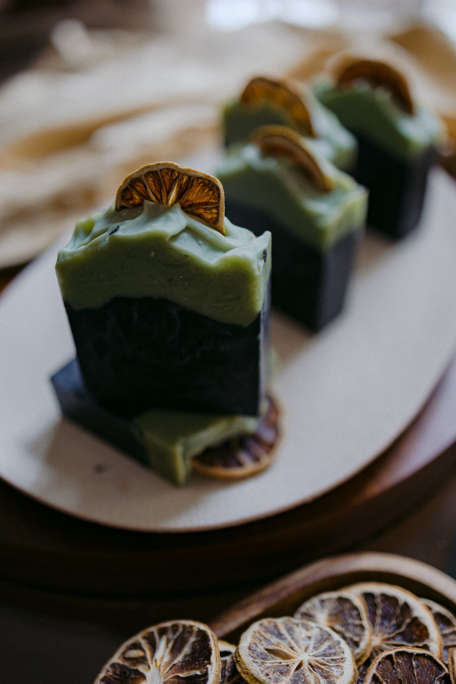 Charcoal Lime Luxury Cold Process Soap