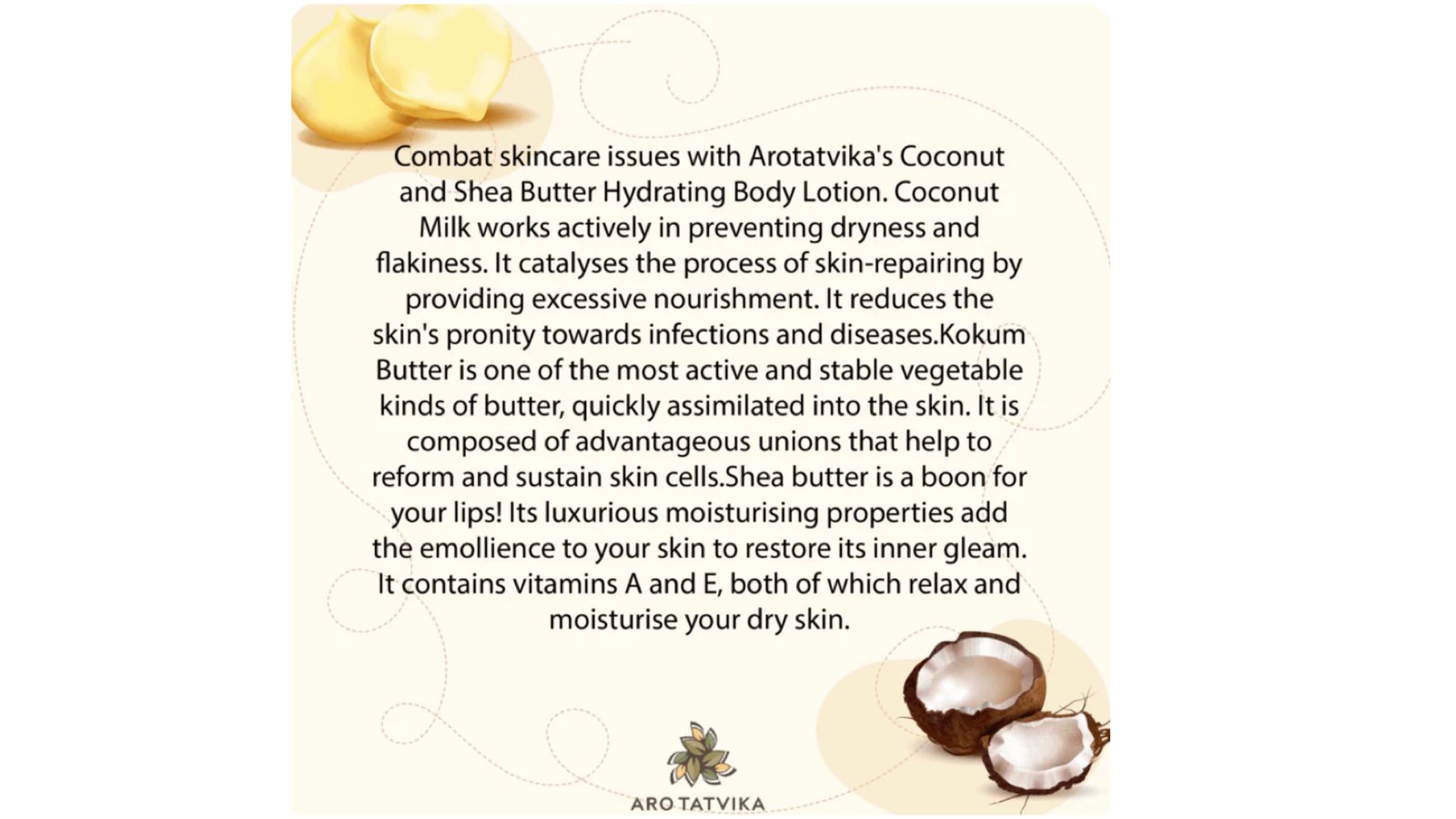 COCONUT AND SHEA BUTTER HYDRATING BODY LOTION (100ml) - Image 2