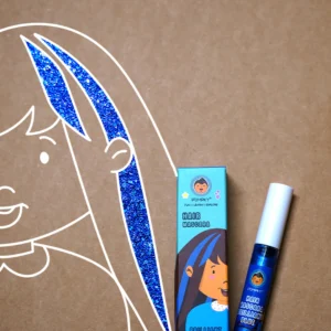 Kids-Friendly Pumpky Hair Mascara – Brilliant Blue (8 ml)
