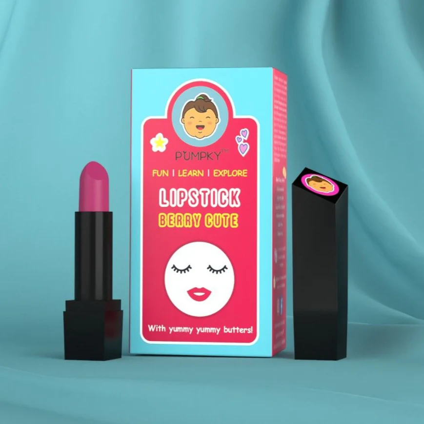Kids-Friendly Pumpky Berry Cute Lipstick (4 gm)