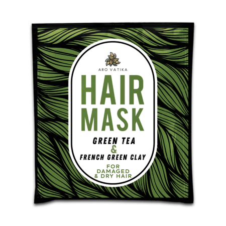 Green tea with French Green Clay Hair Mask