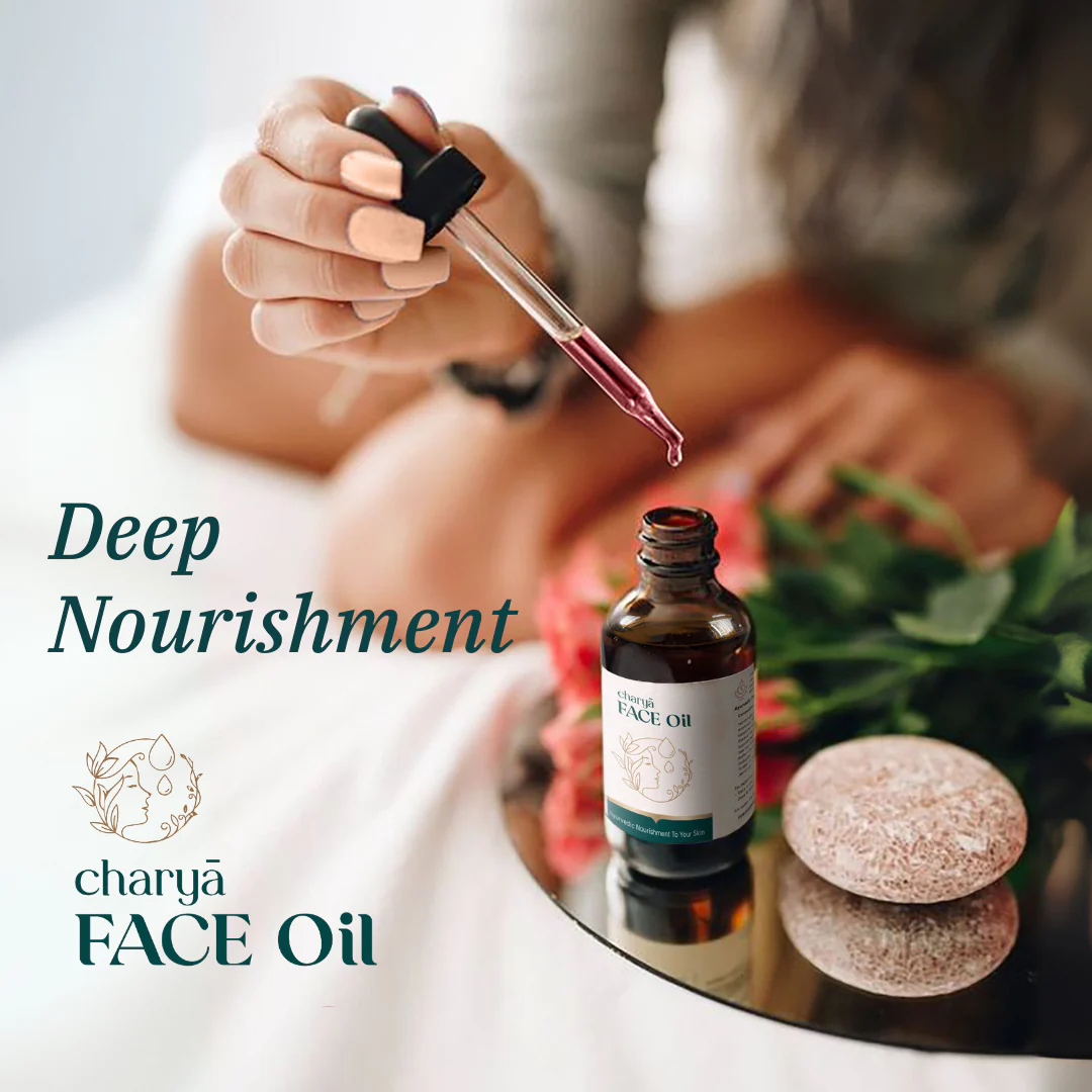Charya Face Oil – Nourishing Oil for Dry, Dull & Sensitive Skin - Image 9