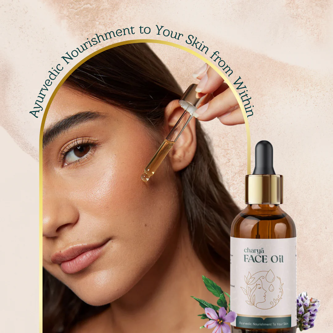 Charya Face Oil – Nourishing Oil for Dry, Dull & Sensitive Skin - Image 6