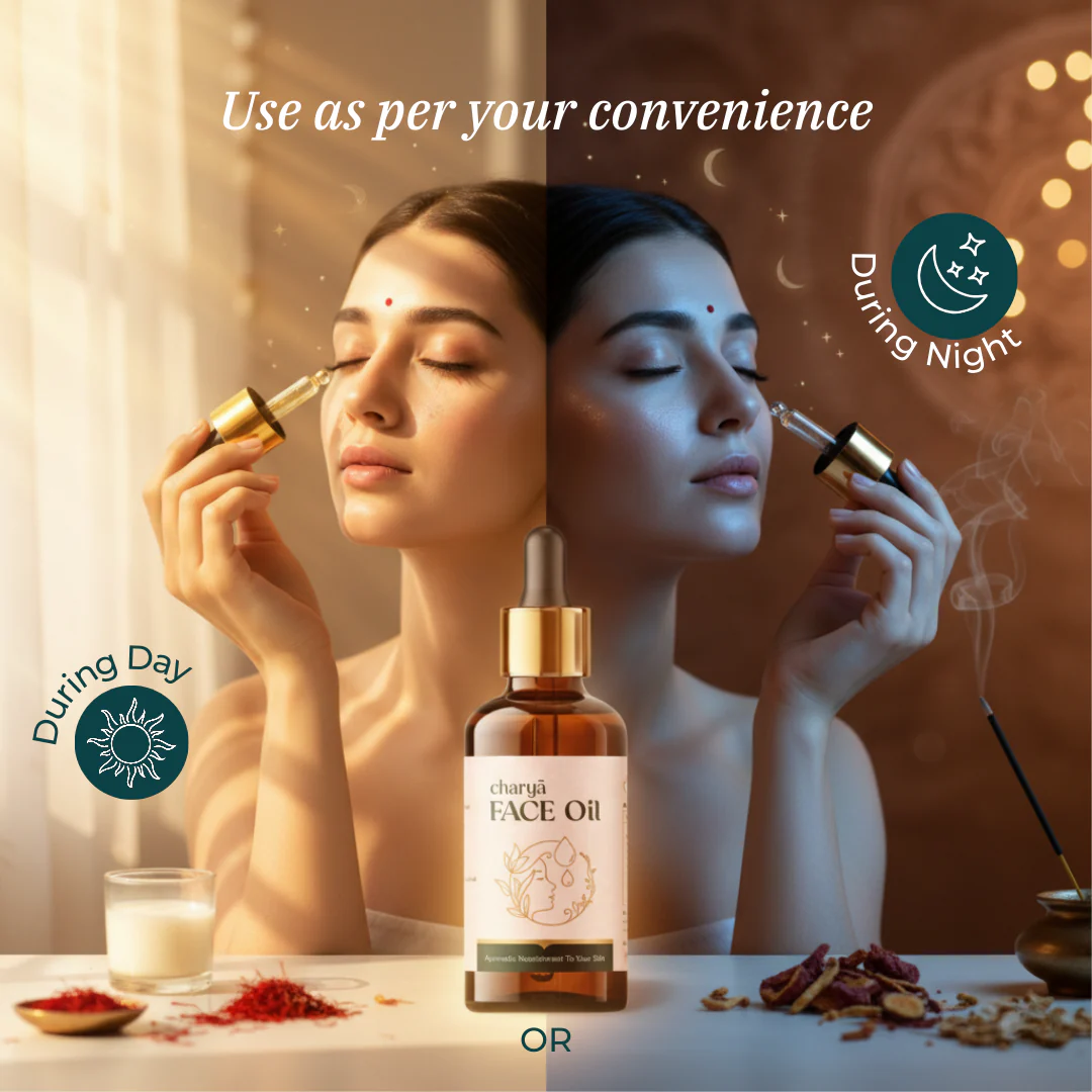 Charya Face Oil – Nourishing Oil for Dry, Dull & Sensitive Skin - Image 10