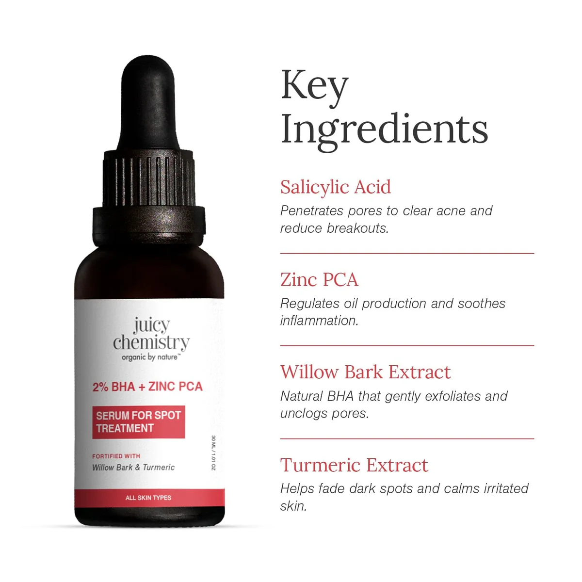 Juicy Chemistry 2% BHA + Zinc PCA Face Serum - Image 2