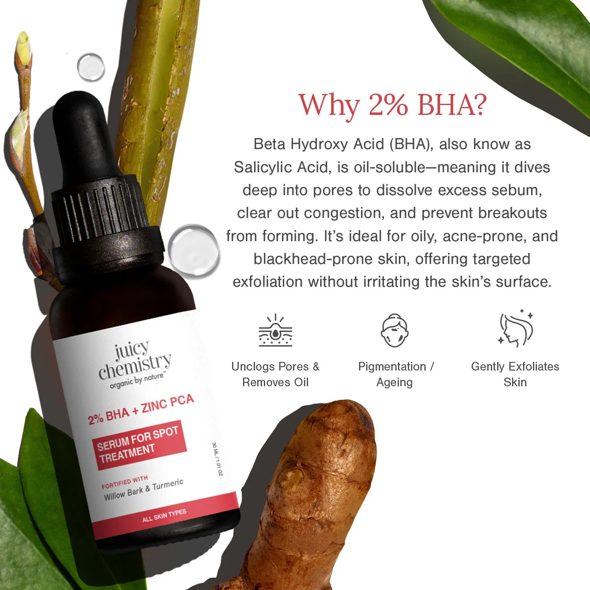 Juicy Chemistry 2% BHA + Zinc PCA Face Serum - Image 5