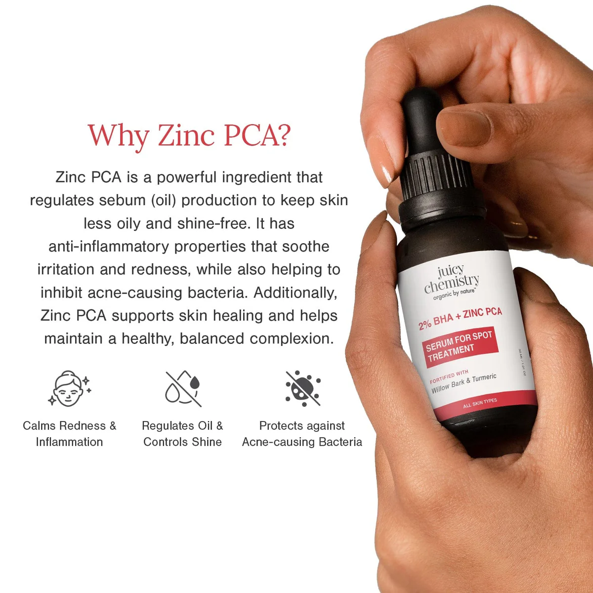 Juicy Chemistry 2% BHA + Zinc PCA Face Serum - Image 4