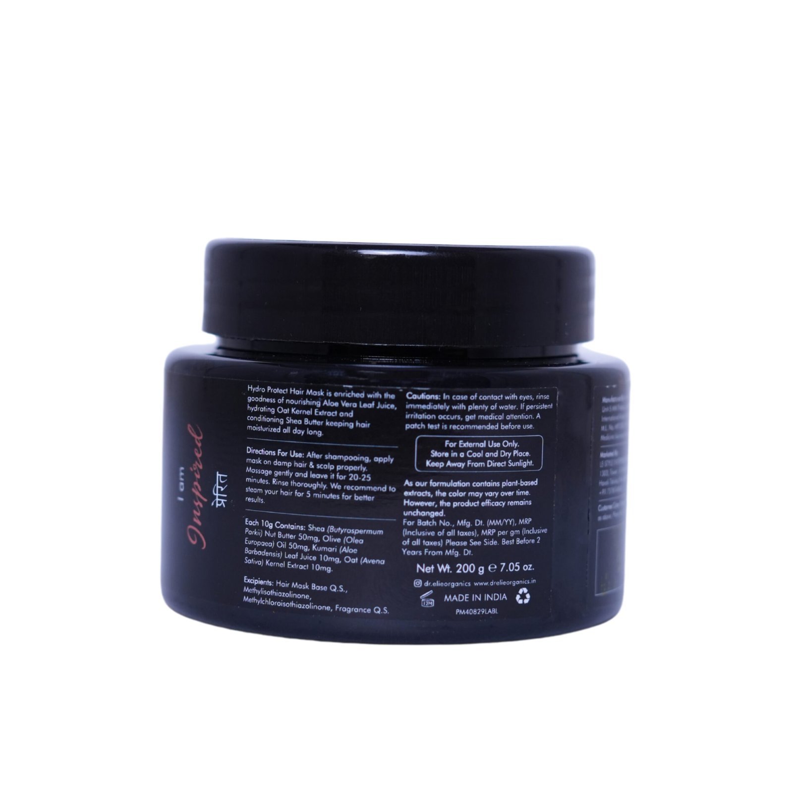 Hydro Protect Organic Hair Mask (200 gms) - Image 3