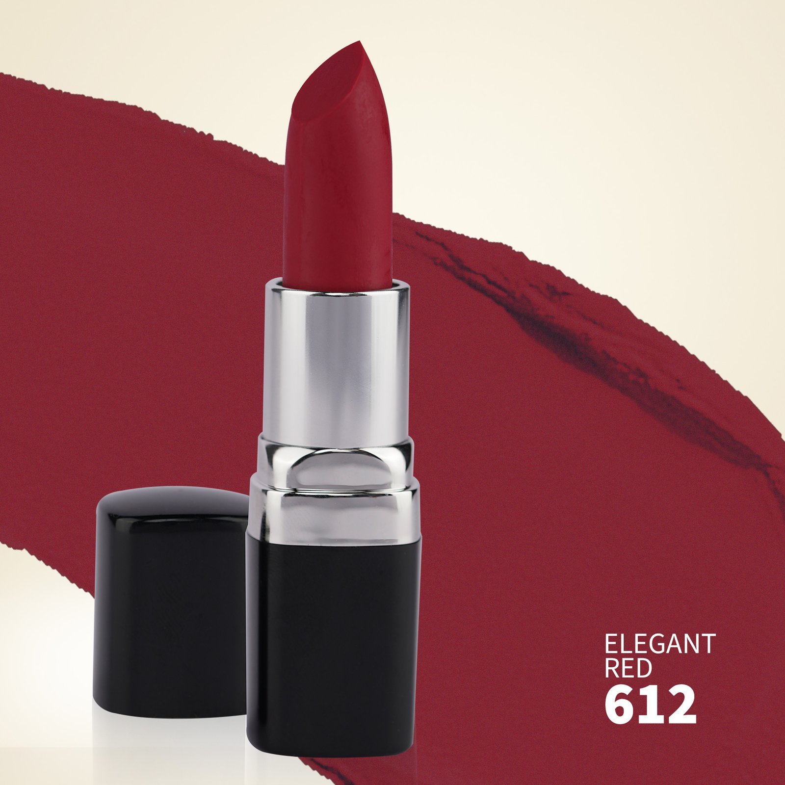Elegant Red - 612 I Barva Natural Ghee-enriched Lipstick (4.3g) - Image 7