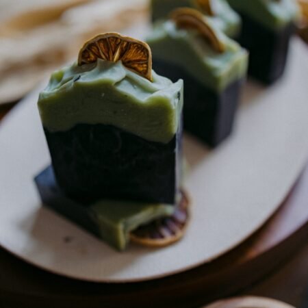 Charcoal Lime Luxury Cold Process Soap