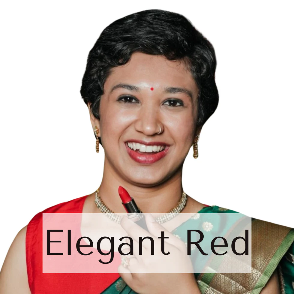 Elegant Red - 612 I Barva Natural Ghee-enriched Lipstick (4.3g) - Image 8