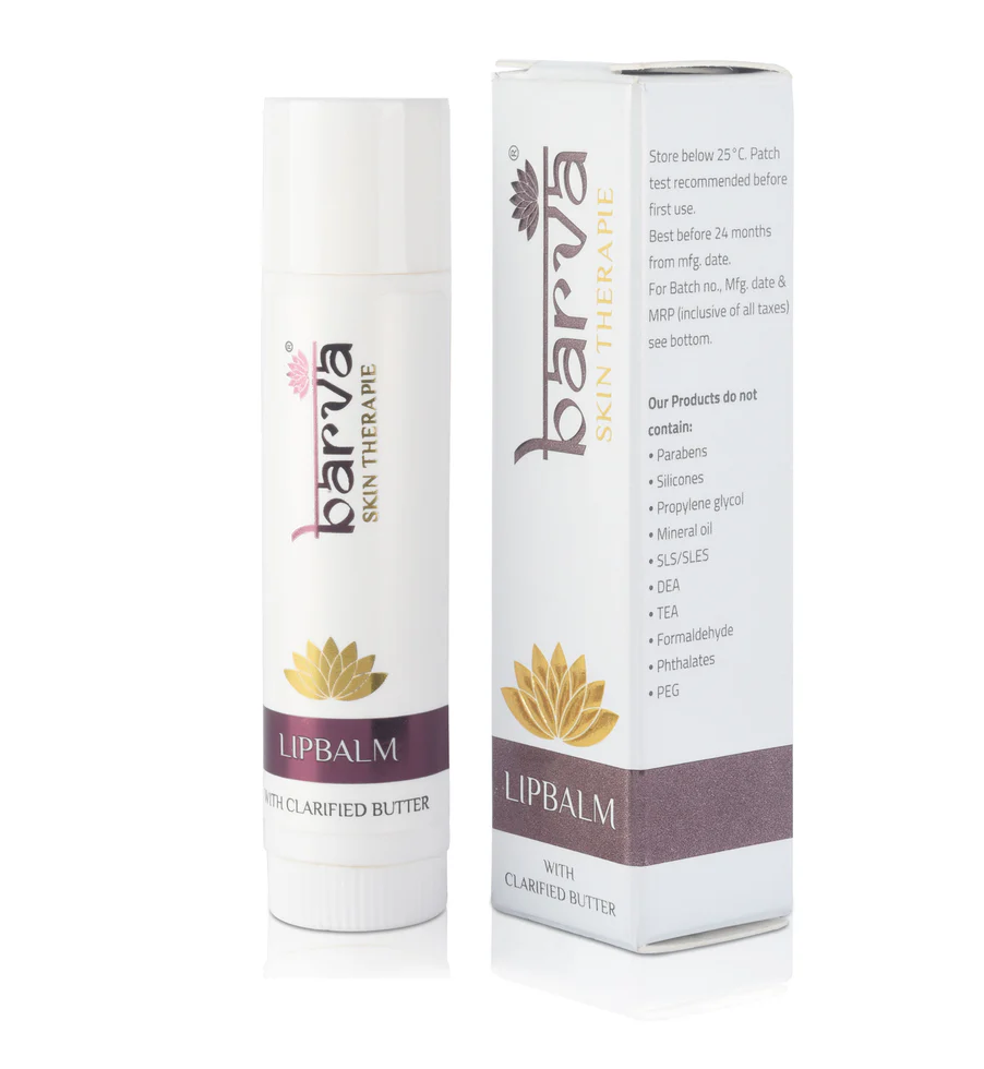 Barva Natural Ghee-enriched Lip Balm - 5g | best lipbalm for women & men | no tint - Image 4