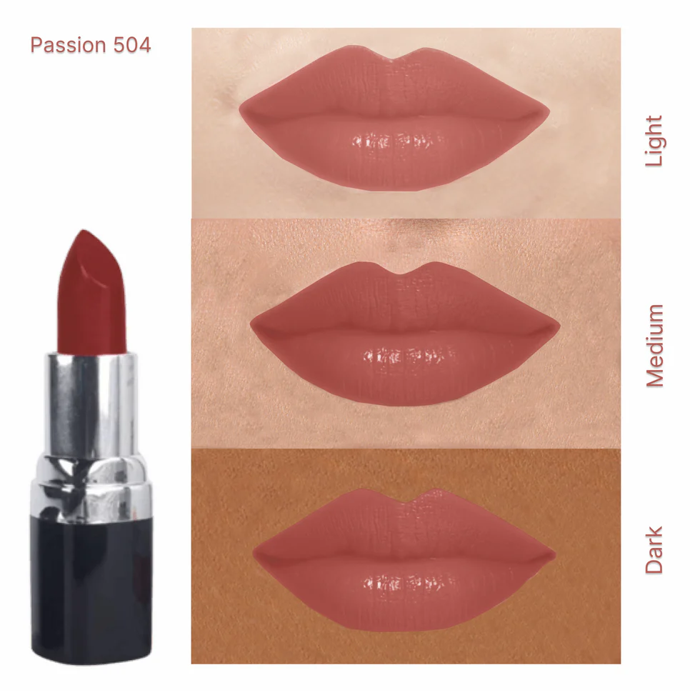 Passion - 504 I Barva Natural Ghee-enriched Lipstick (4.3g) - Image 6