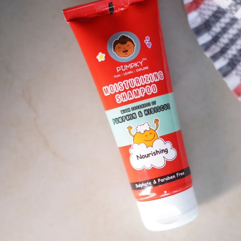 Kids-Friendly Pumpky Moisturizing Shampoo Sulphate and Paraben Free (200 ml) - Image 3