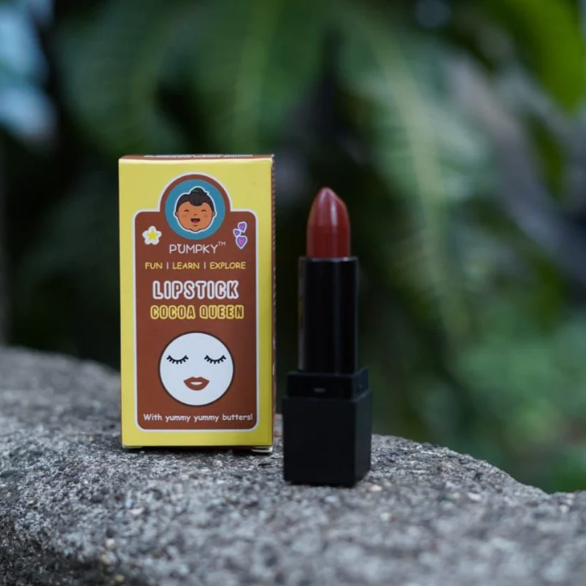 Kids-Friendly Pumpky Cocoa Queen Lipstick (4 gm) - Image 2