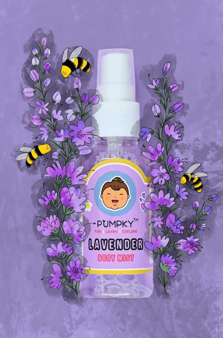 Kids-Friendly Pumpky Lavender Body Mist (50ml)
