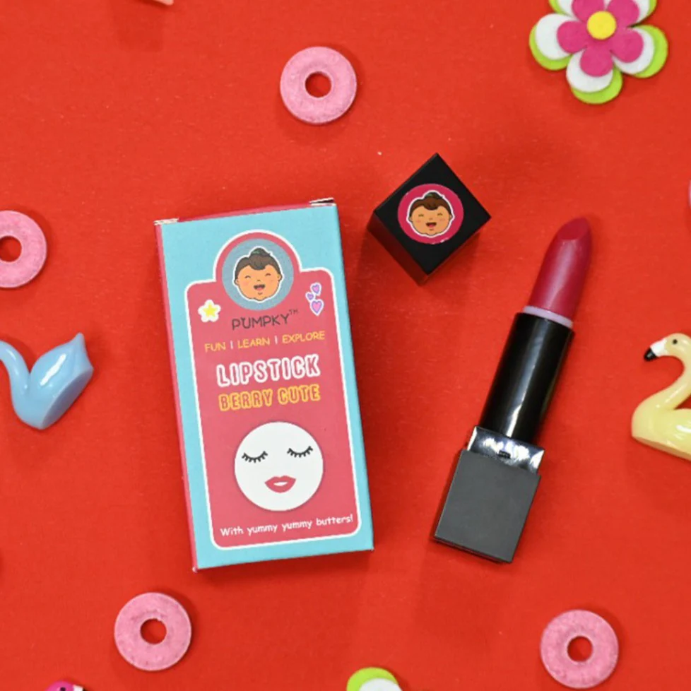 Kids-Friendly Pumpky Berry Cute Lipstick (4 gm) - Image 3