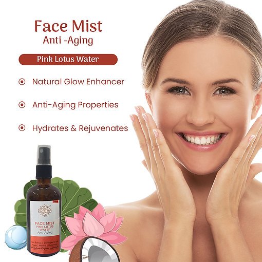 Face Mist - Pure Pink Lotus Water (Anti Aging Toner) 100 ml - Image 4