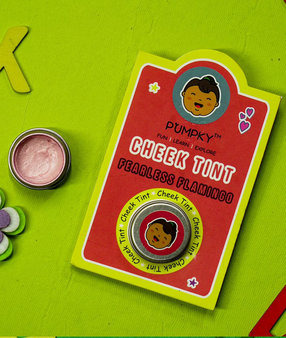 Kids-Friendly Pumpky Cheek Tint - Fearless Flamingo (5 gm)