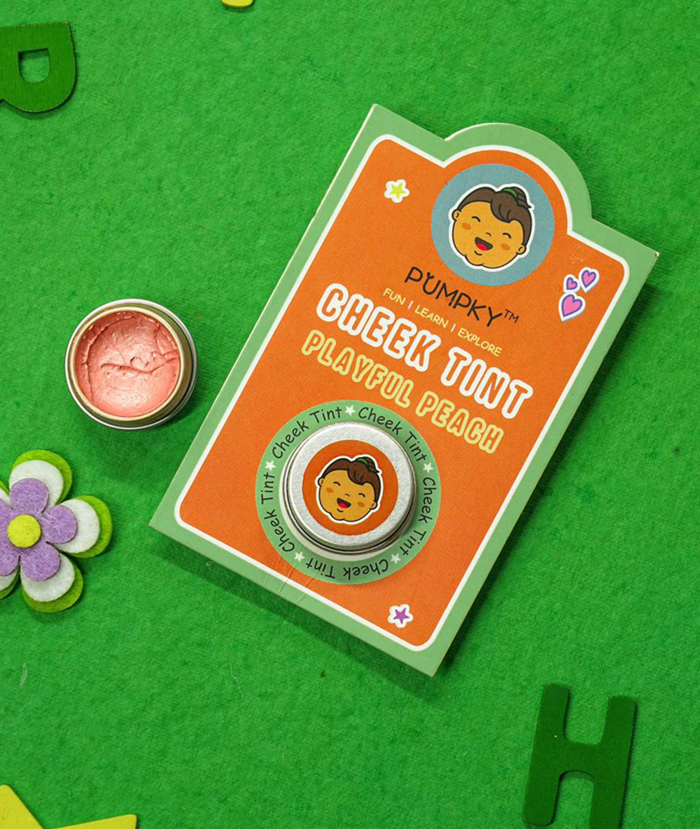 Kids-Friendly Pumpky Cheek Tint - Playful Peach (5gm)